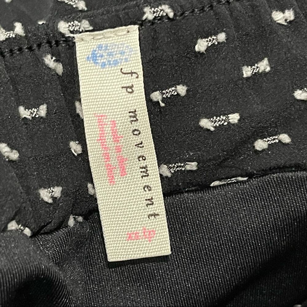 Free People Jog It Off Romper Black Polka Dot Size XS NEW - Picture 8 of 10